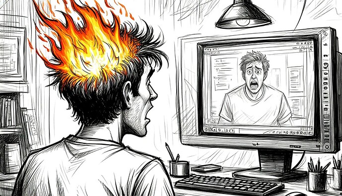 Все, что я видел в мониторе первое время, это было вот это